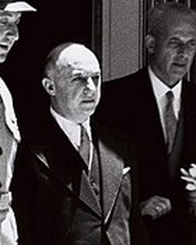 Ambassador Jorge García Granados photographed in Jerusalem in 1955