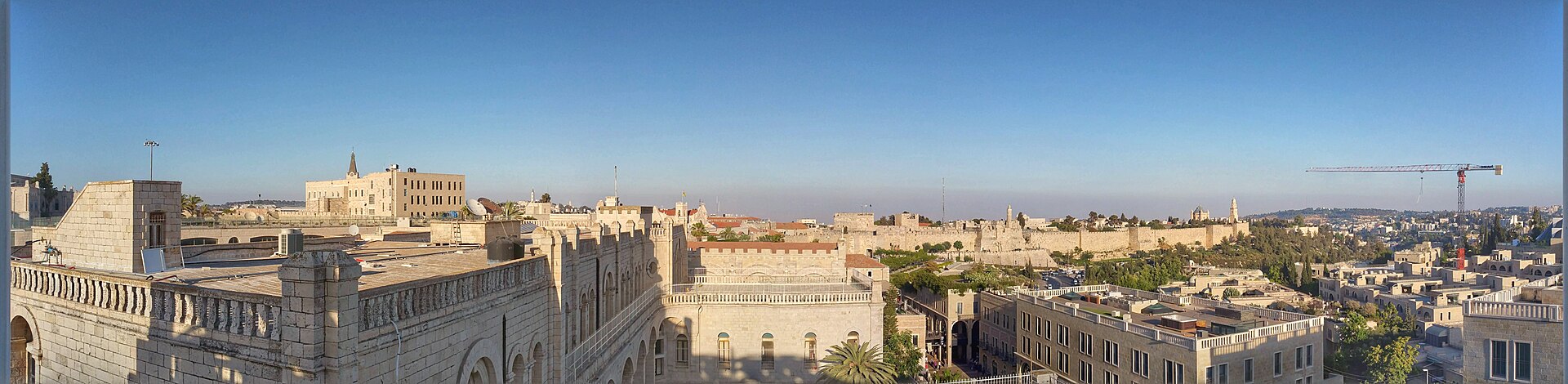 Panoramic view of the Old City of Jerusalem